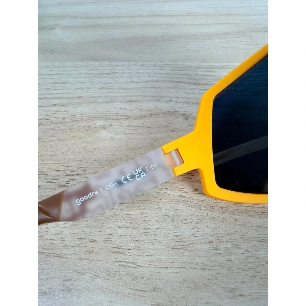 Goodr Wrap Gs Eats Gravel for Breakfast Sunglasses Gravel Worlds Collab Cycling